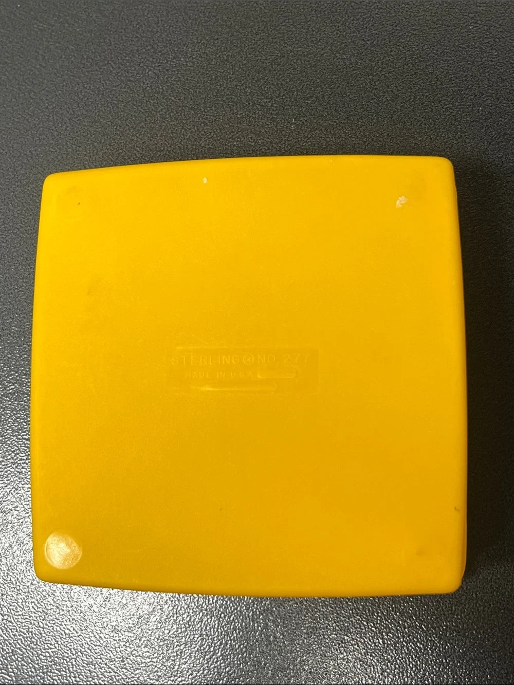 Vintage 70’s #277 Sterling Utility & Crayon Box - Yellow